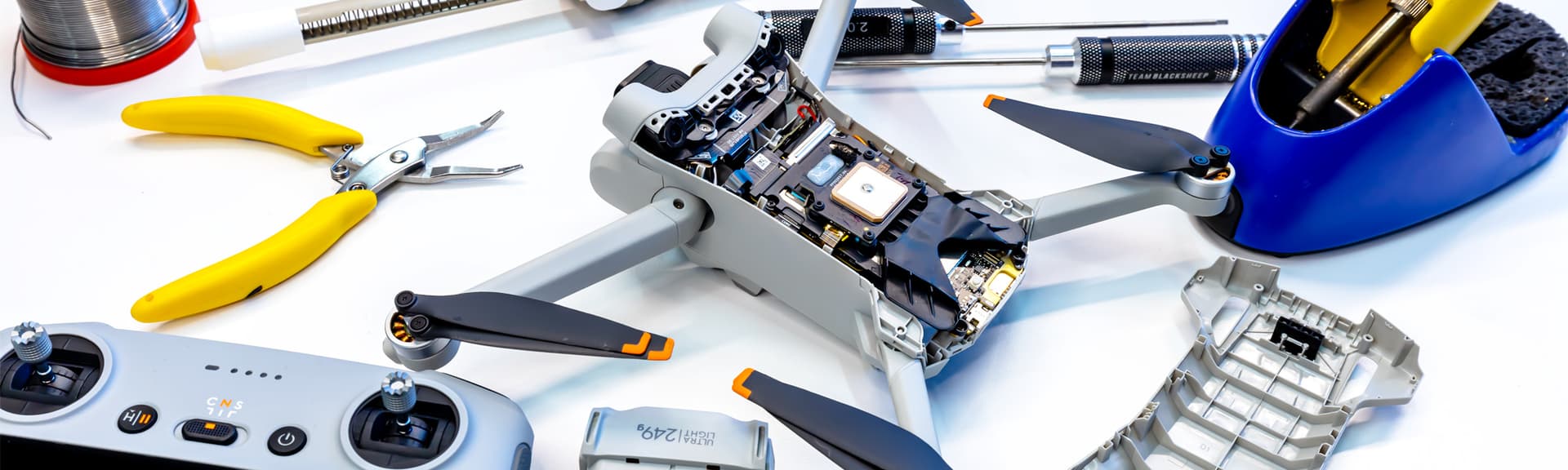 Drone repair workshop
