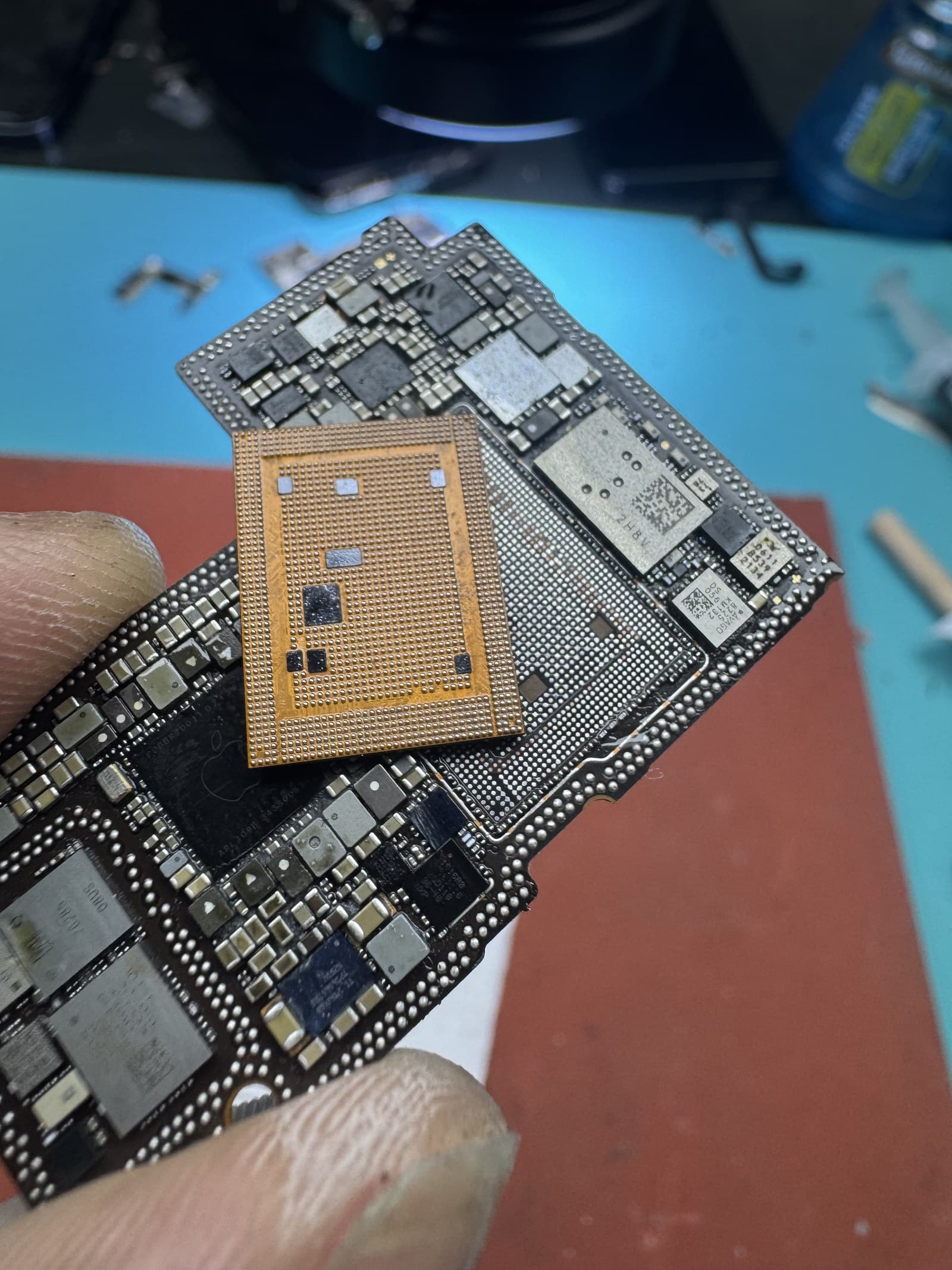 Board — chip alignment check