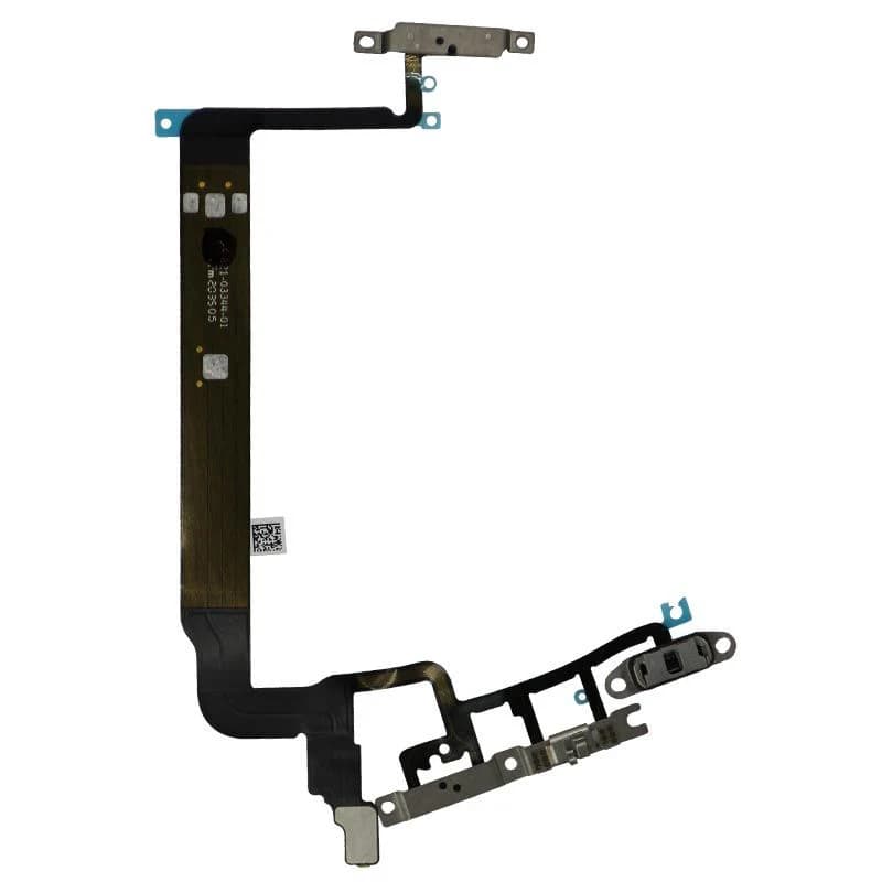 iPhone 13 Pro Max Power/Volume Button Flex Cable with Metal Bracket Assembly — photo 1